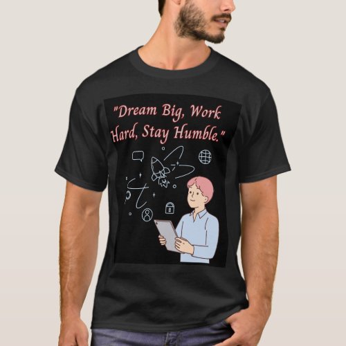  Dream Big Work Hard Stay Humble  T_Shirt