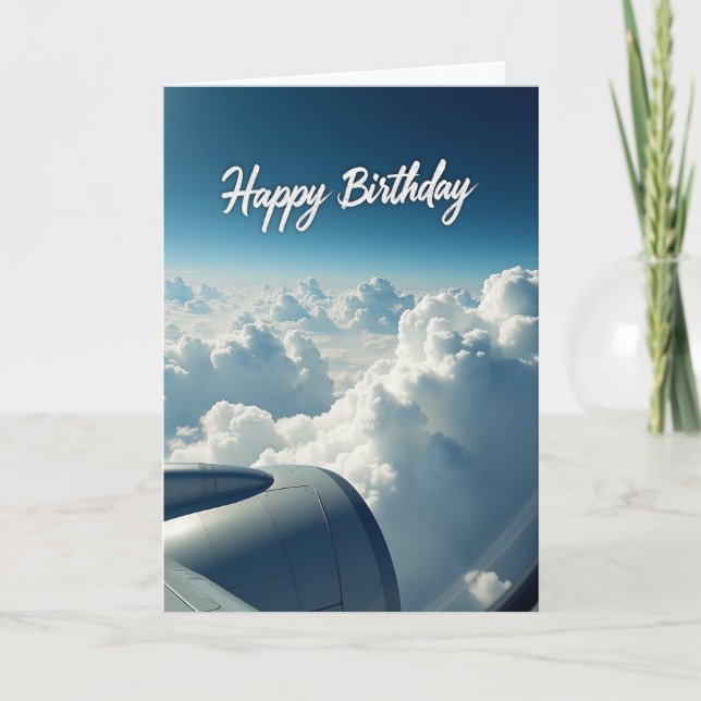 Dream Birthday Cloudscape Card (Front)
