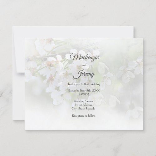 Dream Blossoms Invitation