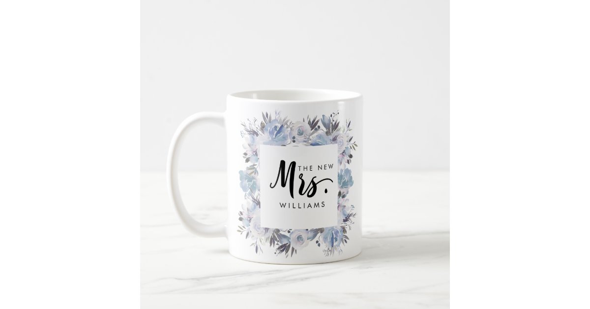 Set personalized Mrs and Mrs Initial Mug, Future Mrs Monogrammed Coffe –  LisbonBlue