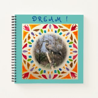 Dream Blue Heron and Watercolor Journal