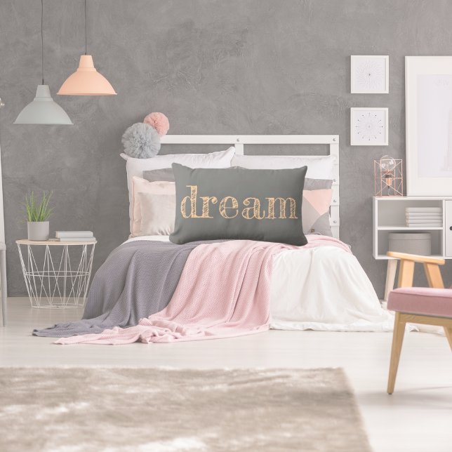 Dream boho peach dreamy lumbar pillow (Creator Uploaded)