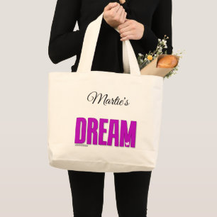 Dream (Butterfly) Large Tote Bag