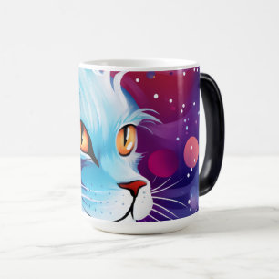 Dream Cat Abstract world of colors Color Morph Mug
