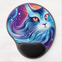 Dream Cat Blue Gel Mouse Pad