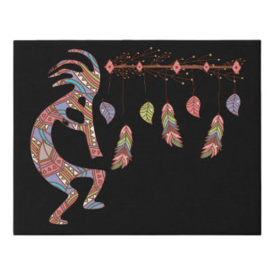 Dream Catcher Alien or Life Form Kokopelli Canvas