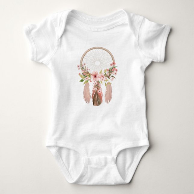 dream catcher body suit baby bodysuit (Front)