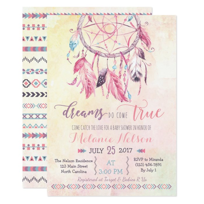 dream-catcher-boho-baby-shower-invitation-zazzle