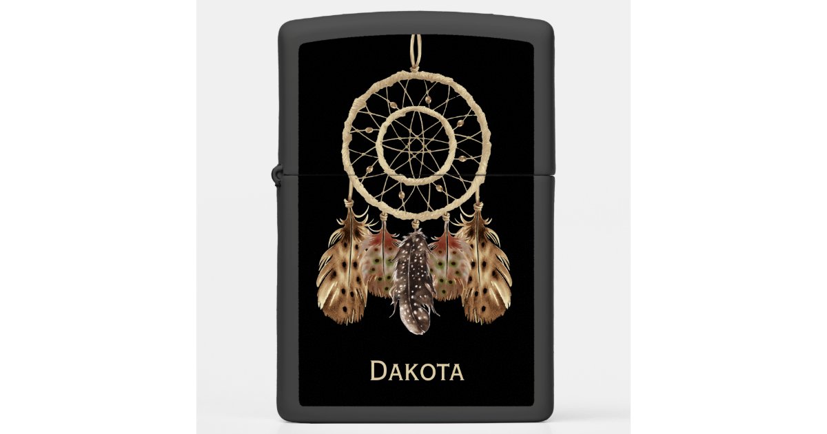 Dream Catcher Boho Style with Your Name Zippo Lighter Zazzle