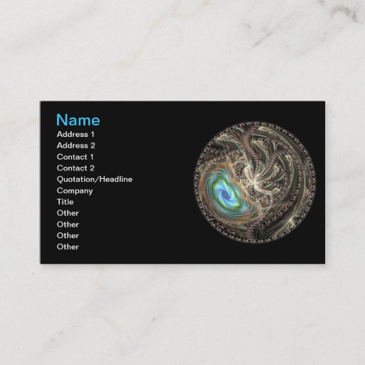 Customizable Dream Catcher Business Card