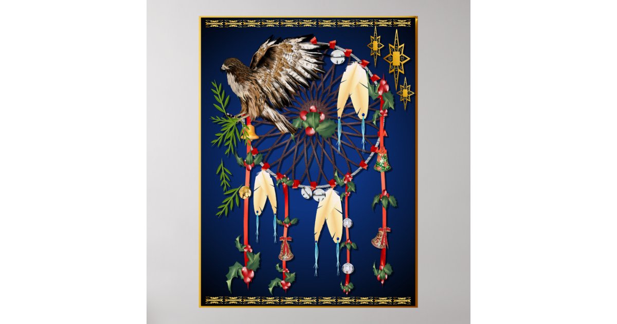 Dream Catcher Christmas Poster | Zazzle