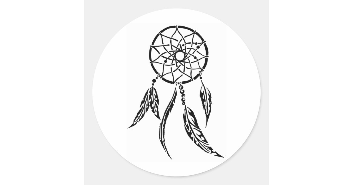 Dream Catcher Classic Round Sticker | Zazzle