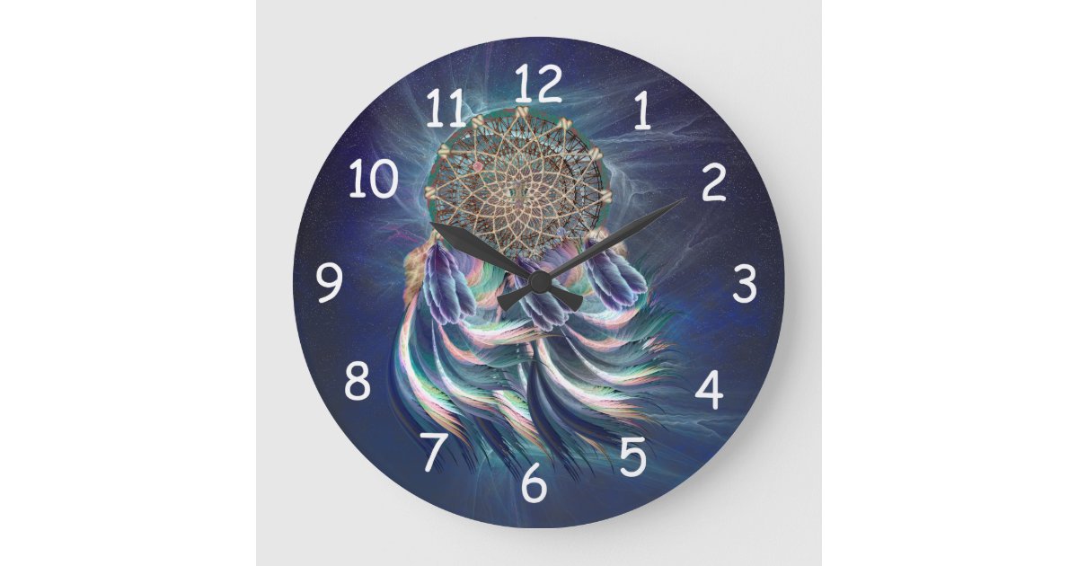 Dream catcher clock Zazzle