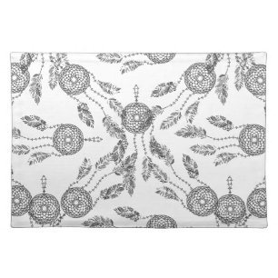 Dream Catcher Design Cloth Placemat