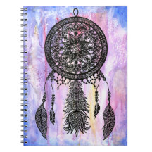 Dream Catcher Design w/ Watercolor Backdrop