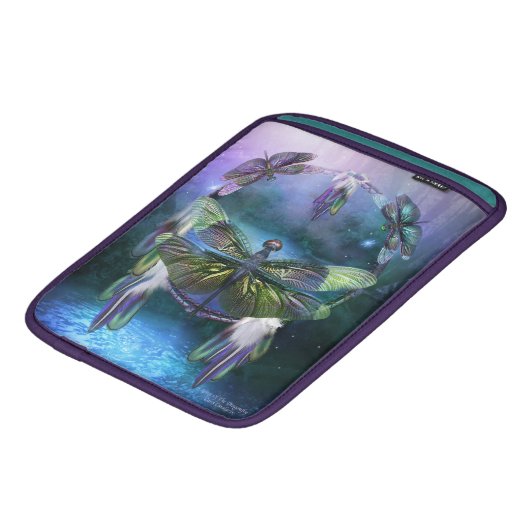 Dream Catcher - Dragonfly Spirit iPad Sleeve (Front Bottom)