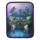Dream Catcher - Dragonfly Spirit iPad Sleeve (Back)