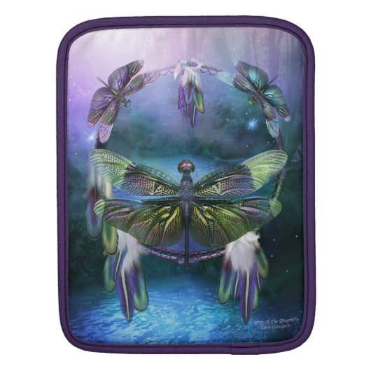 Dream Catcher - Dragonfly Spirit iPad Sleeve (Back)