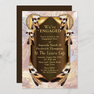 Dream Catcher Engagement Invitation