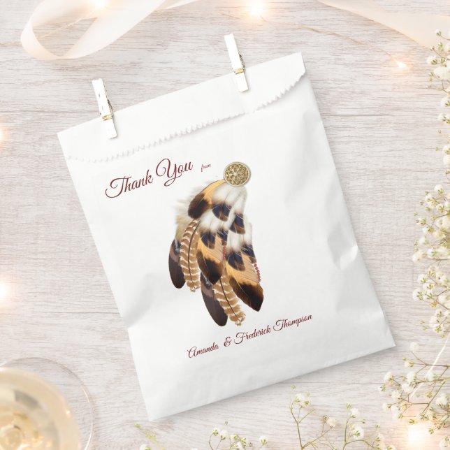 Dream Catcher Favor Bag (Clipped)