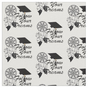 Dream Catcher: Follow Your Dreams Grad Fabric