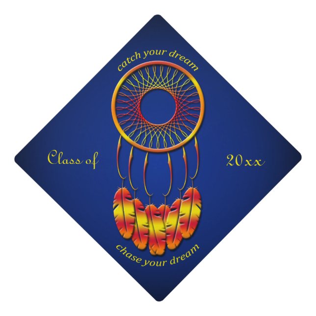 Dream Catcher Graduation Cap Topper (Front)