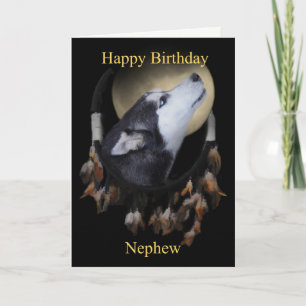 Dream Catcher Happy Birthday Nephew Card