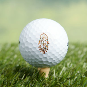 Dream catcher Indian Native American Ethnic Tribal Golf Balls