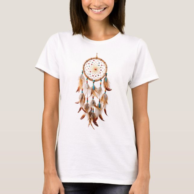 Dream catcher Indian Native American Ethnic Tribal T-Shirt (Front)
