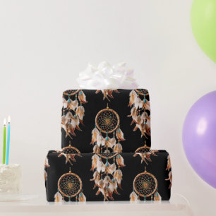 Dream catcher Indian Native American Ethnic Tribal Wrapping Paper