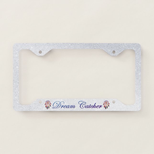 Dream Catcher License Plate Frame (Front)