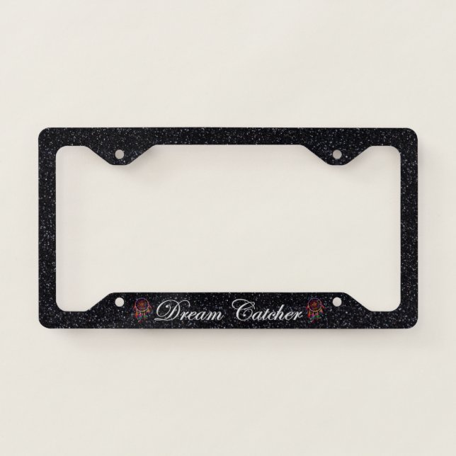 Dream Catcher License Plate Frame (Front)