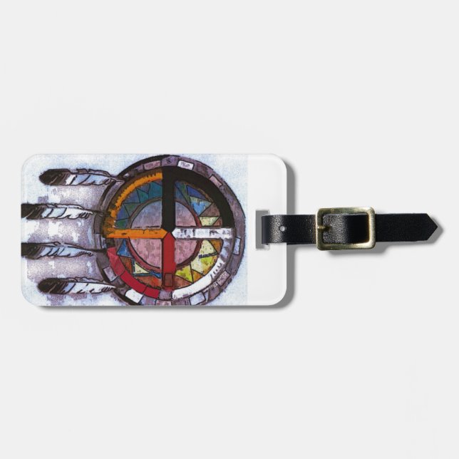 Dream catcher luggage tag (Front Horizontal)