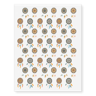 Dream Catcher Mandala Design Temporary Tattoos