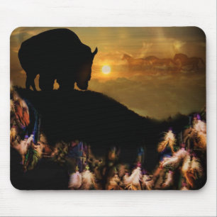 Dream Catcher Native American Animal Spirit Guide Mouse Pad