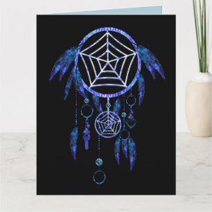 DREAM CATCHER NATIVE AMERICAN BIRTHDAY CARD