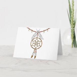 Dream Catcher Necklace Card