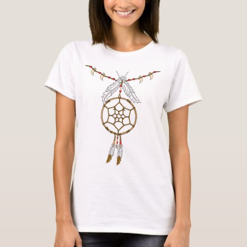 Dream Catcher Necklace T_Shirt