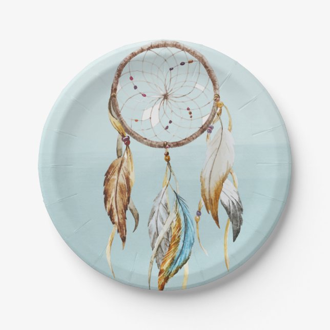 Dream Catcher Paper Plates (Front)