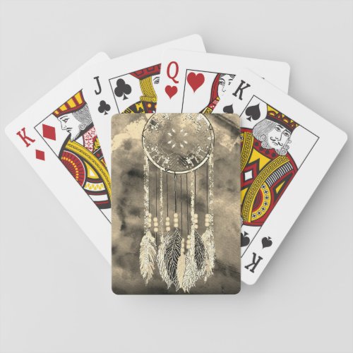 Dream catcher playing cards tarotcartomancyart playing cards