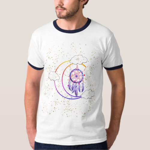 Dream catcher purple T_Shirt