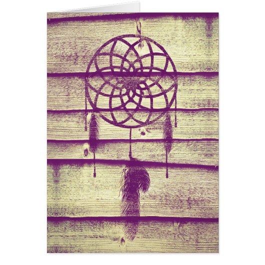 Dream Catcher Purple Wood (Front)