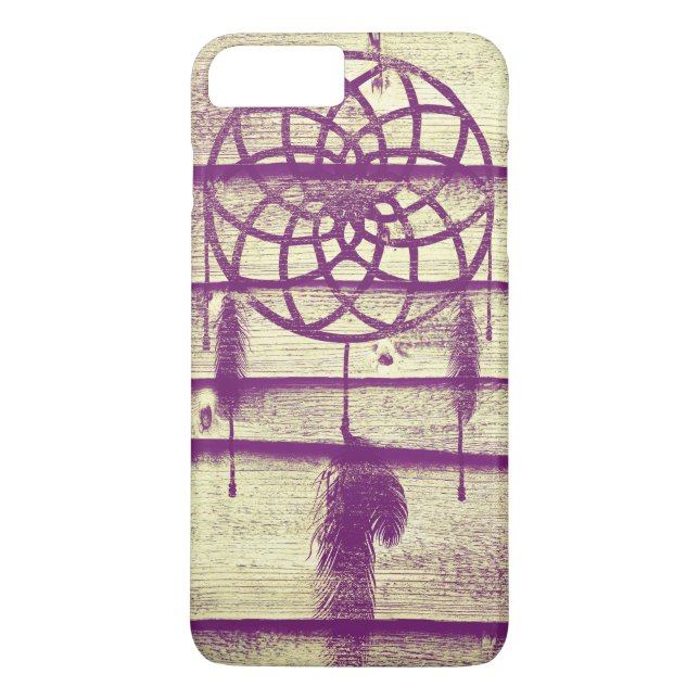 Dream Catcher Purple Wood Case-Mate iPhone Case (Back)