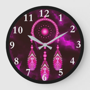 Dream Catcher Round Wall Clock