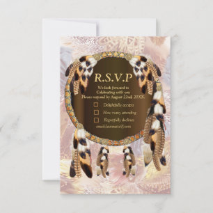 Dream Catcher RSVP Card