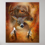 Dream Catcher Series - Autumn Deer Art Poster