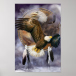 Dream Catcher Series - Spirit Eagle Poster/Print Poster