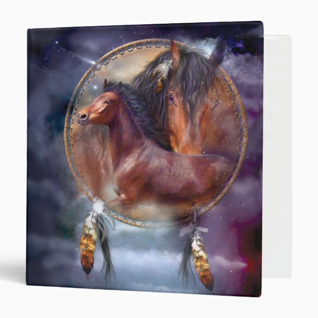 Dream Catcher Series - Spirit Horses Binder (Front/Inside)