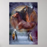 Dream Catcher Series - Spirit Horses Poster/Print Poster