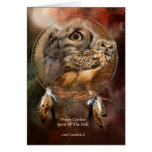 Dream Catcher Series-Spirit Of The Owls ArtCard